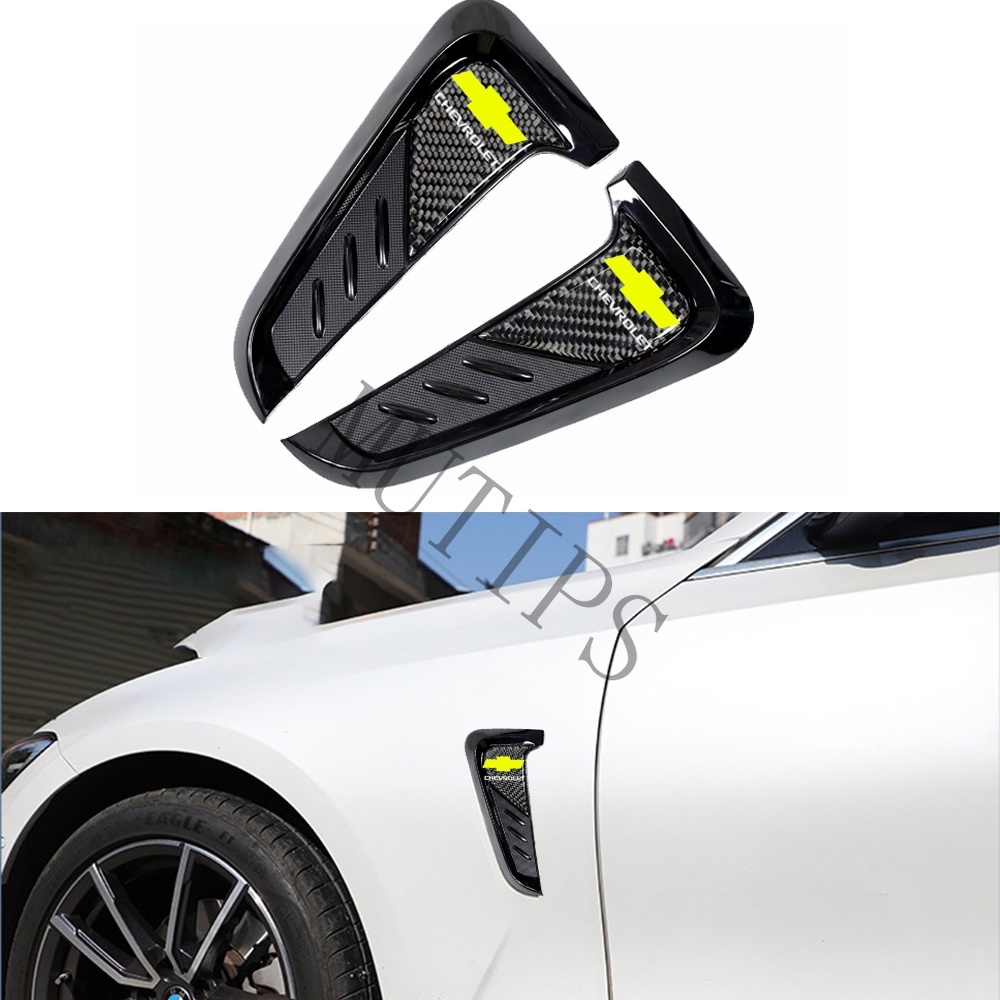 Chevrolet 2pcs / set Fender Samping Bahan Serat Karbon Untuk Spin Orlando Captiva Lova Zafira Traxa