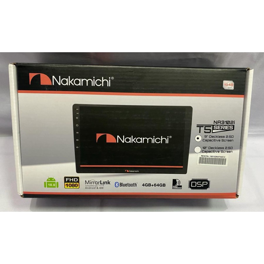 Nakamichi NA3102i T5 Android 9 inch Ram 4GB Rom 64GB