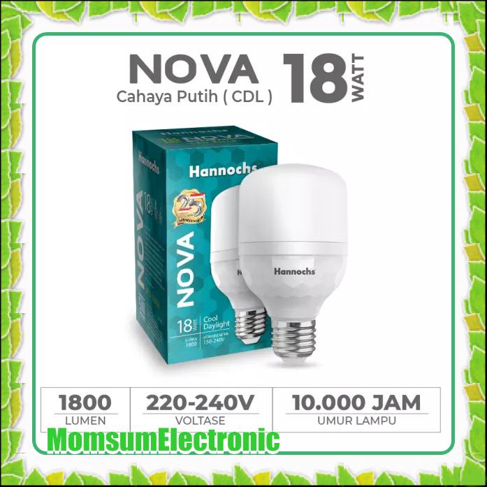 Jual Lampu Led Hannochs Nova 12w 18w 24w Watt Shopee Indonesia