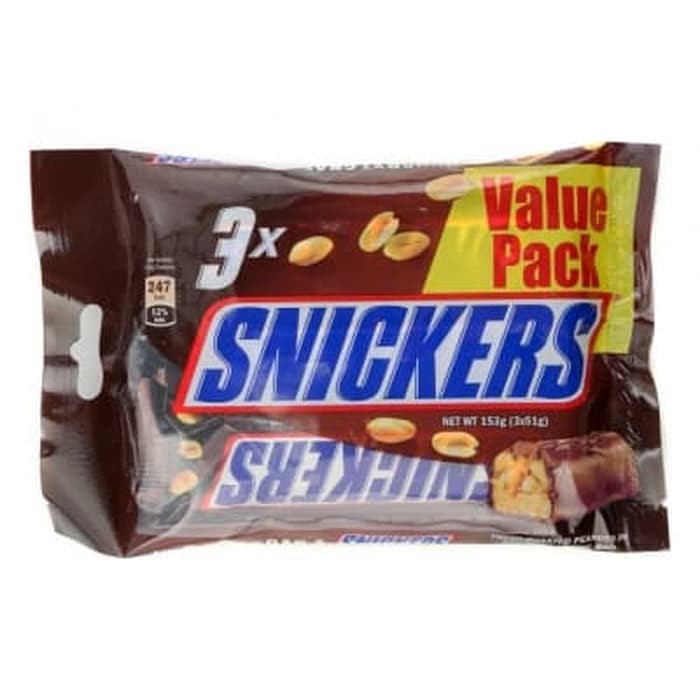 

#HANDCARRY Snickers Bar 3sX153g - UFOHCR1268