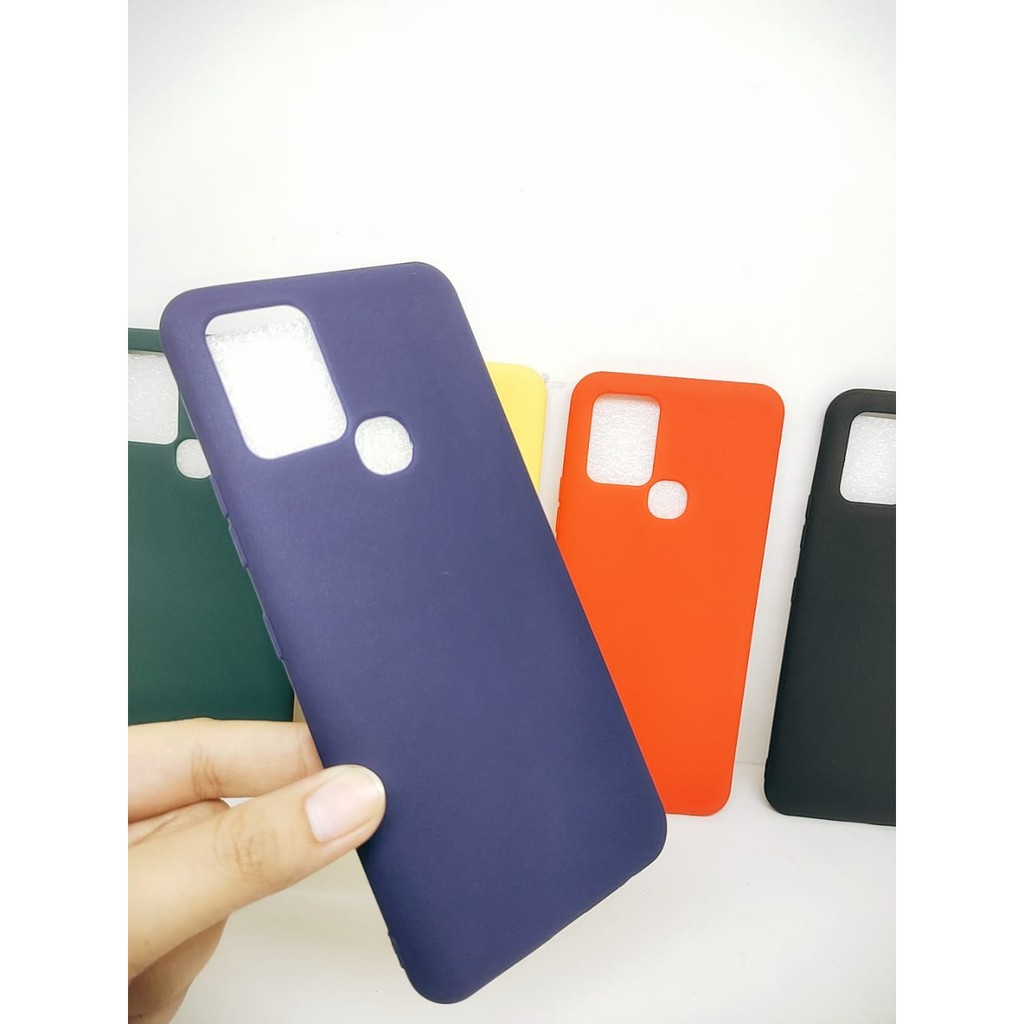 TPU MACARON Infinix Hot 10 X682B 6.78 Inchi Softcase Silicon Candy Anti Noda No Logo Full Cover