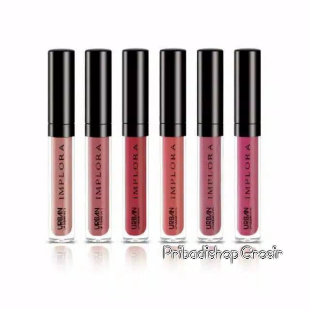 Implora - Lip Cream Lipcream Matte Implora Original BPOM Long Lasting Watterproof