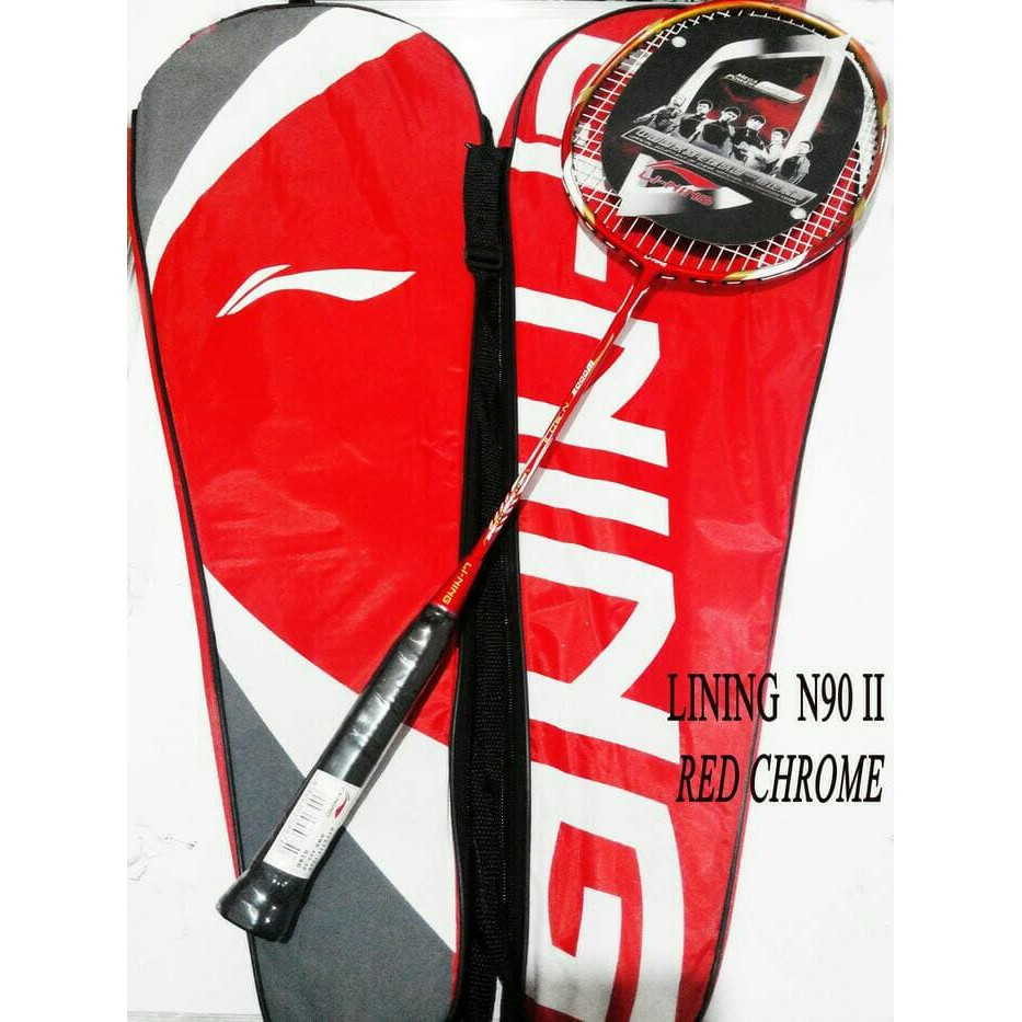 Raket Badminton Li Ning N90 II Red Chrome / Import