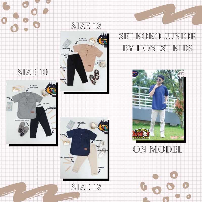 Set Koko Anak Koko Anak Premium