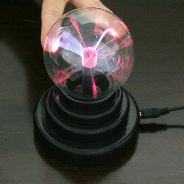 Pajangan Lampu Bola Kristal Plasma Light Sphere - OMTHT5BK
