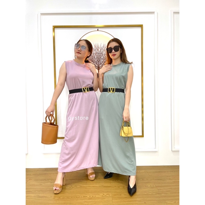 Maxi Dress Voxy B | Manset Dress Buntung