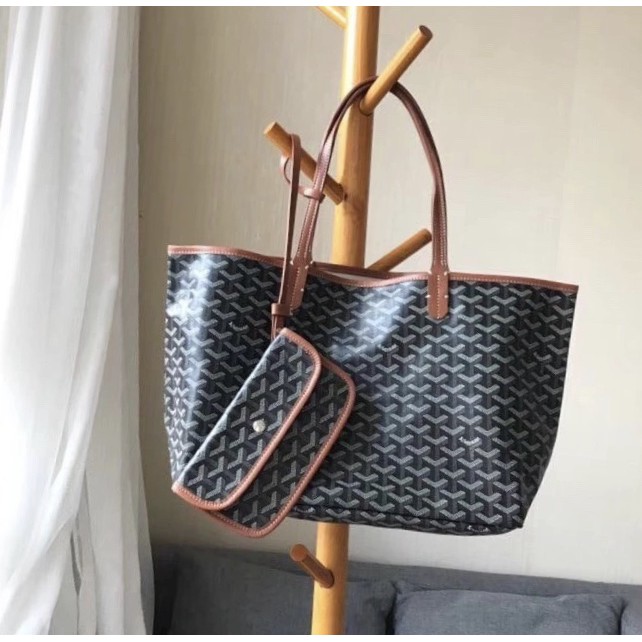 Tas Print Goyard Totebag - Totebag / Shopperbag PU Motif Import Kualitas Premium Mirror Quality