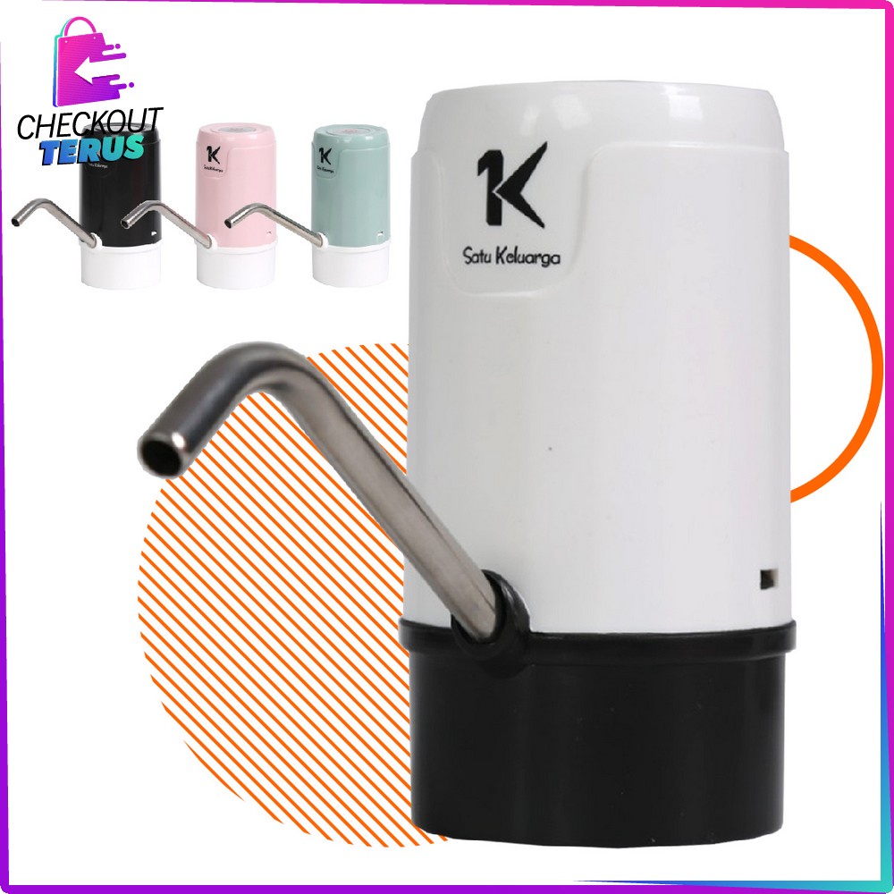 CT C475 Pompa Gallon Elektrik Listrik USB Charger Dispenser Air Water Pump Dispenser Air Minum Otomatis