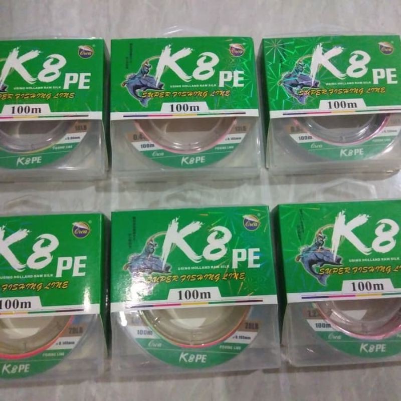 Senar nilon Casting Murah | Senar Pe Orca K8Casting | PE Casting Kuat