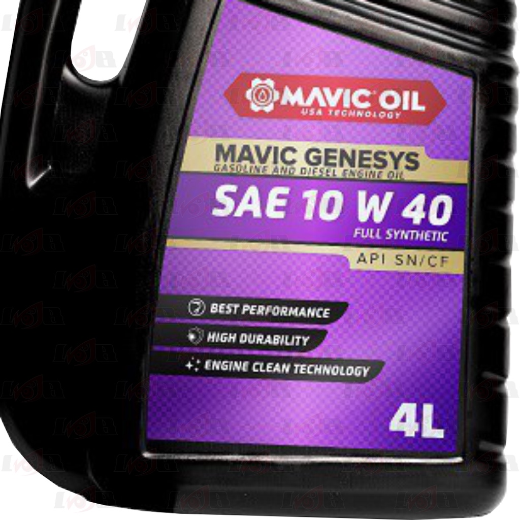 Galon 4 Liter Oli Mavic Geo 10w40 SF/CF jaso MA 2 Mobil Oil