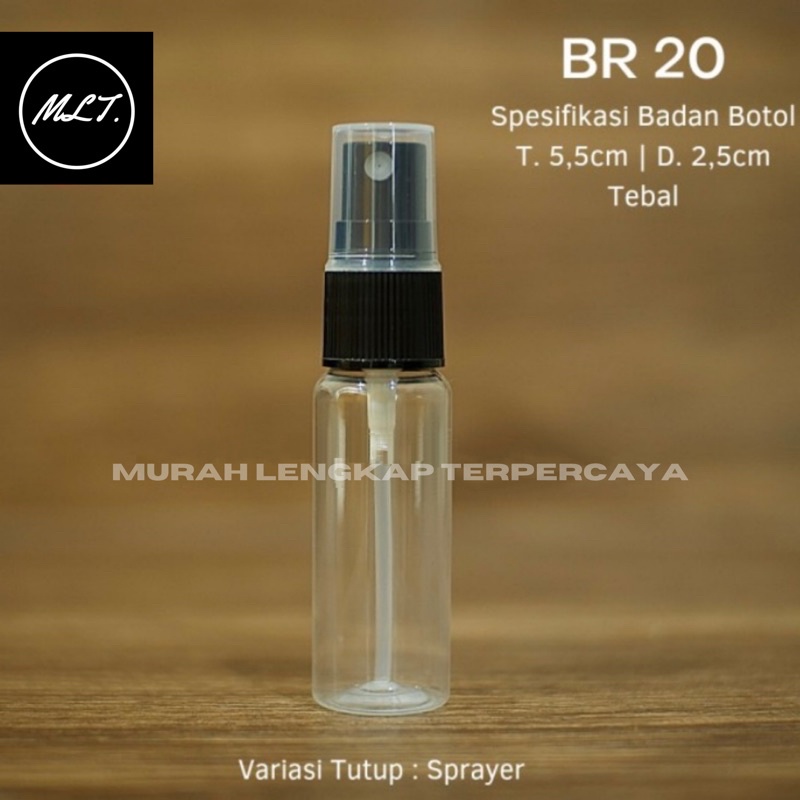 BOTOL SPRAY 20ML BENING SPRAYER SEMPROT HITAM / BOTOL SPRAY HITAM PET PLSTIK 20 ML BENING SPRAYER HITAM SEMPROT CLEAR BLACK