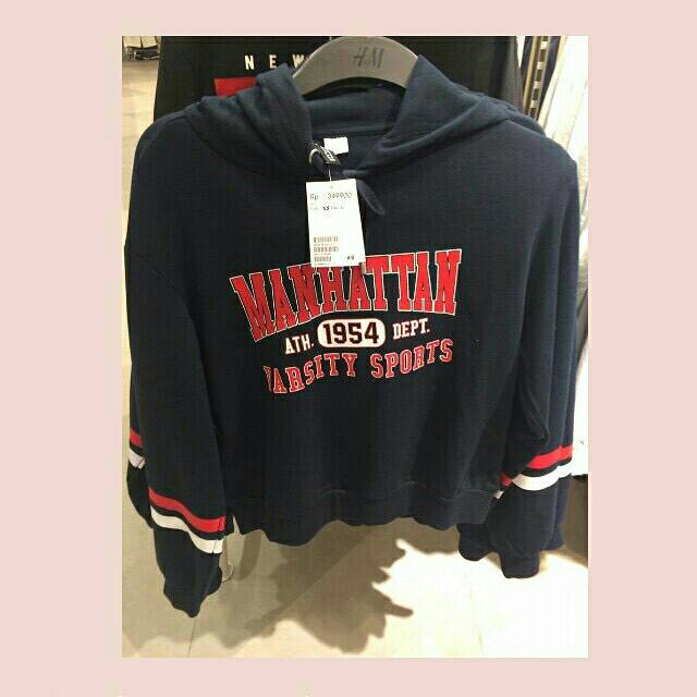 Hoodie Crop Top  H&M / Jaket Crop Top H&M