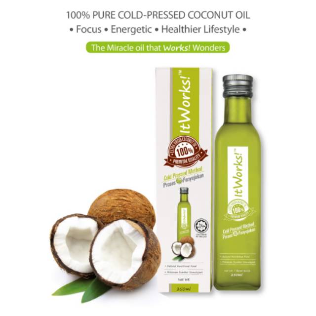 It Works Extra Virgin Coconut Oil 250ml