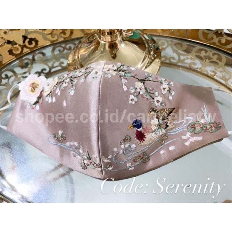Fashion mask / masker kain cantik 3D elegan