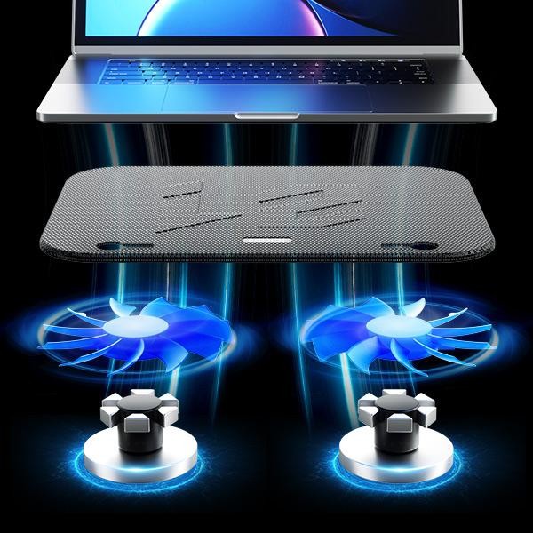 Robot RT-LCS01 Portable Laptop Cooling Stand 2 Fan Single USB Port