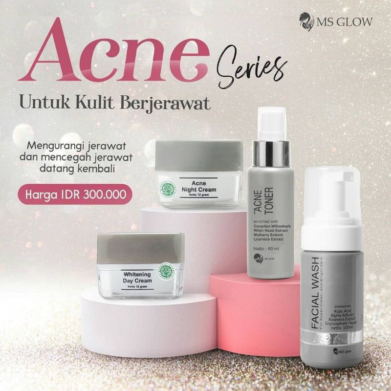 MS GLOW ACNE SERIES / MS GLOW PAKET ACNE