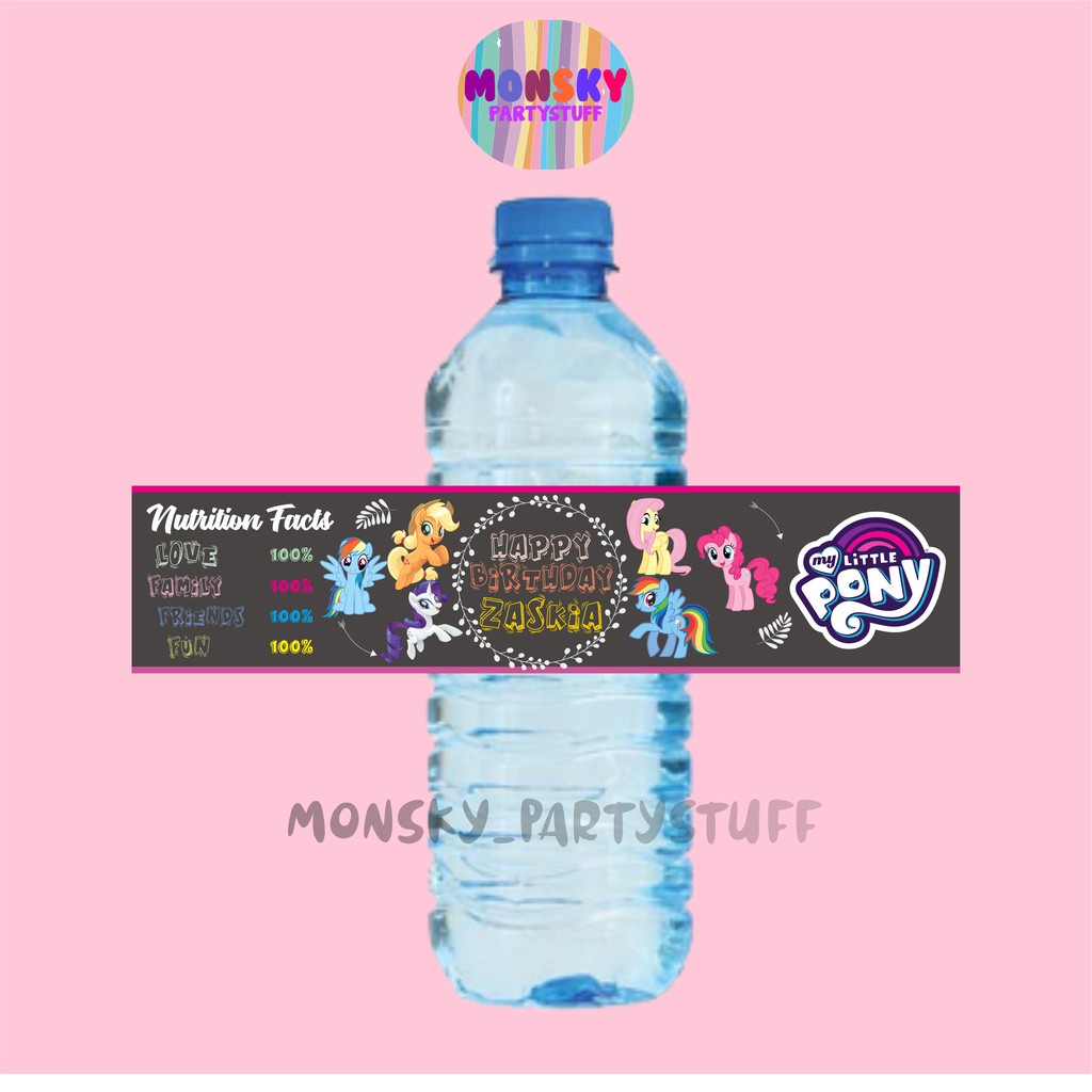 WaterLabel / Label Botol Minum Custom