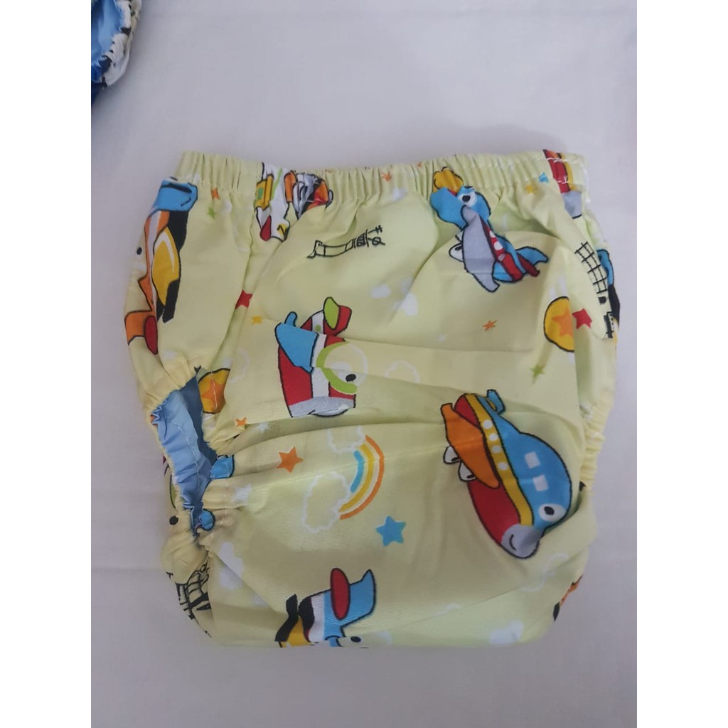 Popok Clodi Bayi Pakai Ulang Kain Motif Celana Bayi Anak Cuci Ulang Insert Lampin Clody Clodi