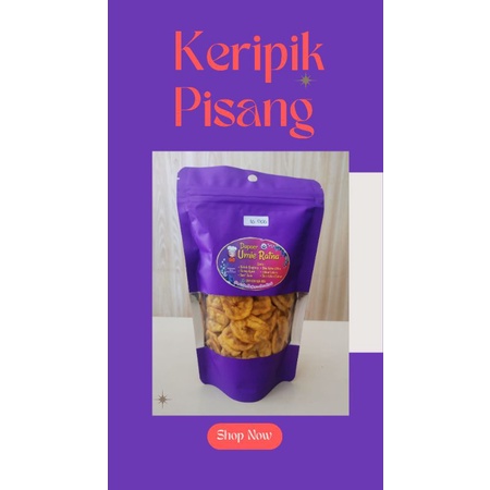 

keripik pisang makanan ringan 200gr