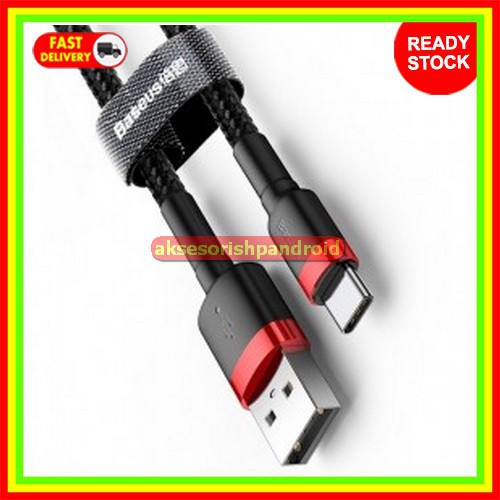 Kabel Charger Baseus Type C 2 Meter Kabel Charger QC 3.0 Tipe C USB