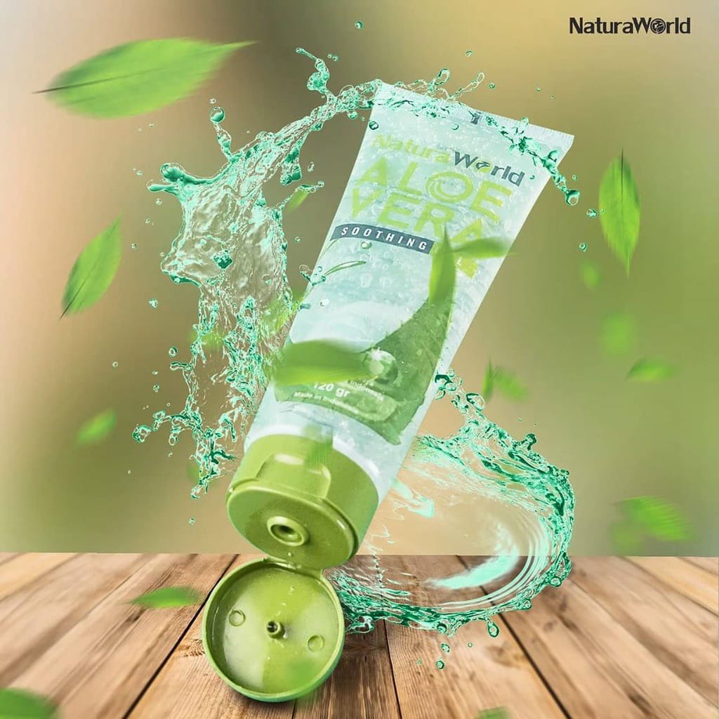 Aloevera Soothing Gel by Natura World 100% Original