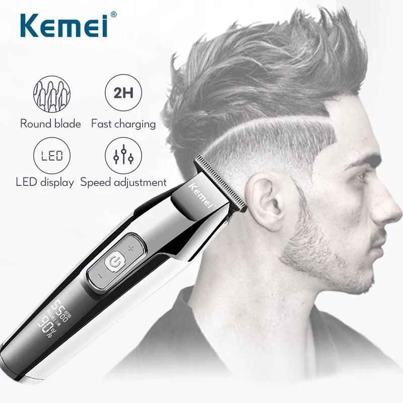 Kemei detailer 5027 trimmer original alat cukur rambut bayi cukur kumis jenggot terbaik