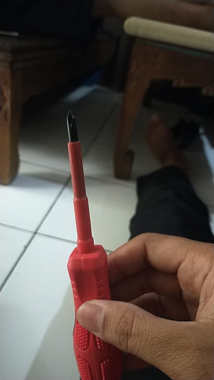 Obeng Listrik 7  Maxpower +ph1x75mm Isolator 1000v Screwdriver