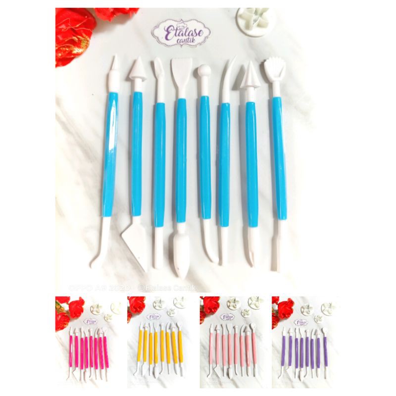 Fondant Tools/Modelling tools/Clay art Tools/Gumpaste tools/Alat Kerajinan Tangan