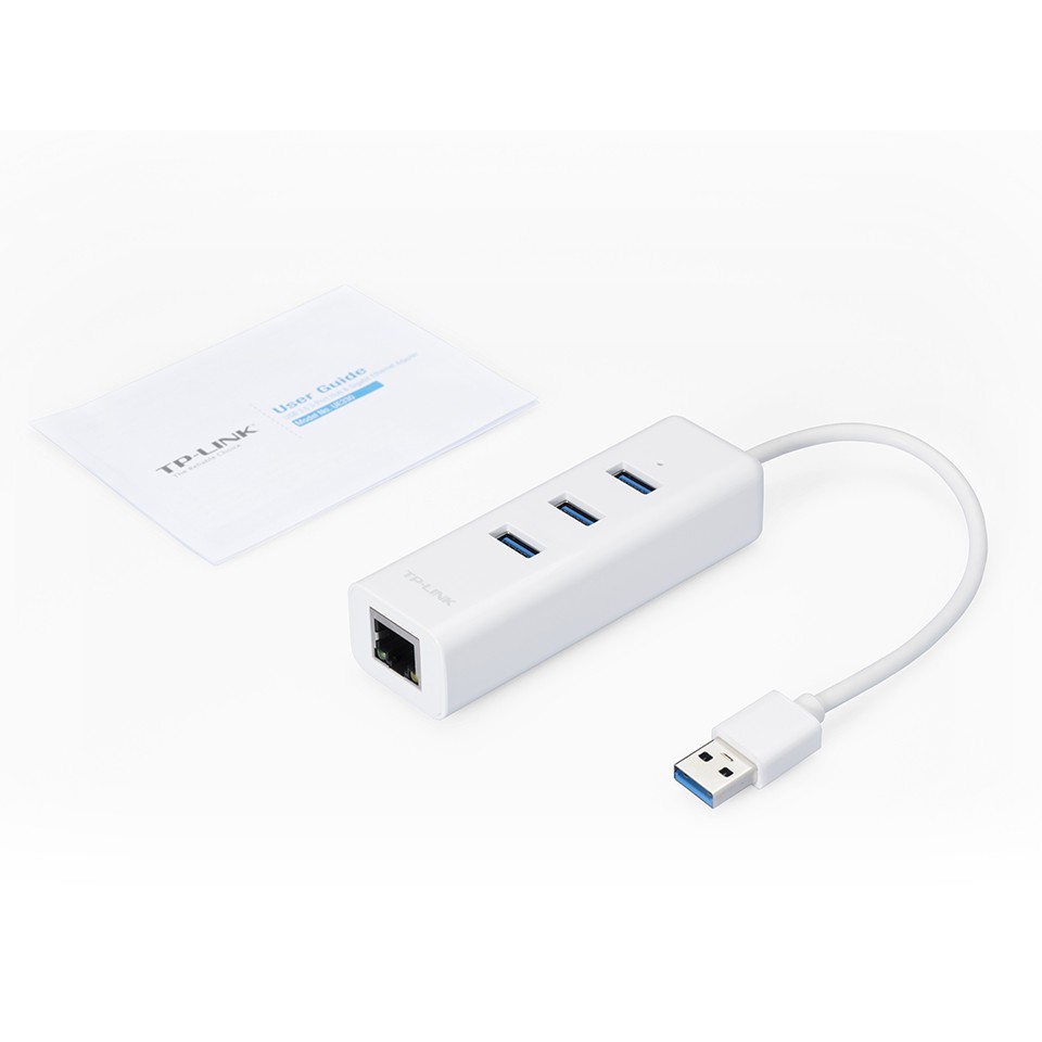 Tp-Link UE330 USB 3.0 3-Port Hub &amp; Gigabit Ethernet Adapter 2 in 1 USB Adapter