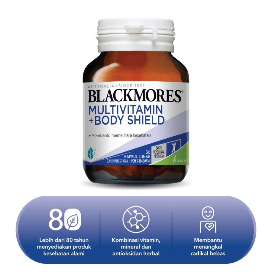 Blackmores Multivitamin + Body Shield 30 Tablet