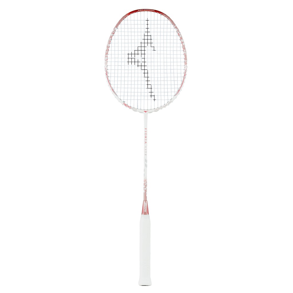 Mizuno Fioria Lite 2020 Edition Raket Badminton G5 (83 mm) Pearl White/ Rosebloom / Silver