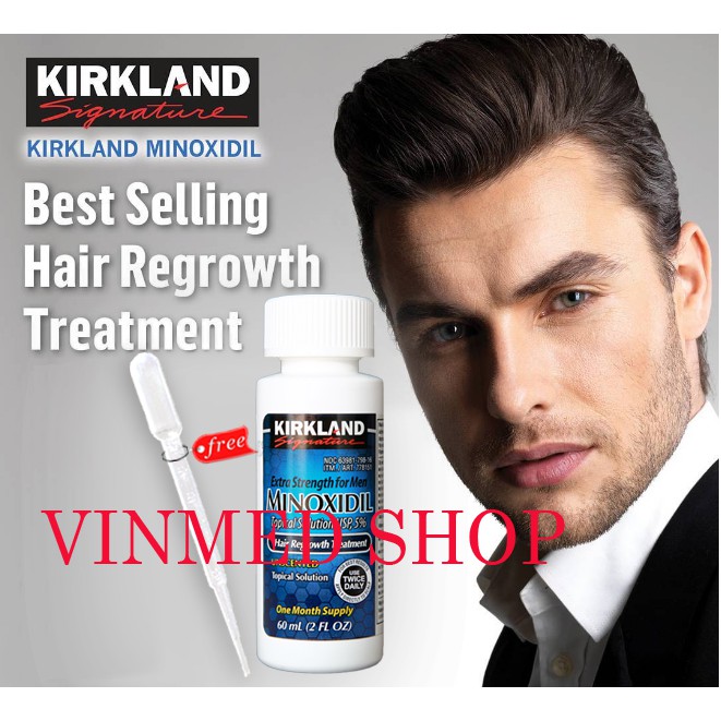 Kirkland Minoxidil 5%+Biotin 10.000mcg @50caps PAKET HEMAT