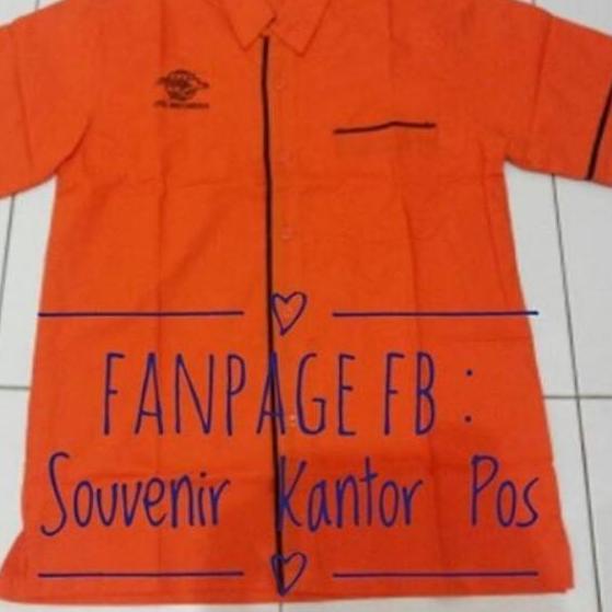 

㊔ Seragam Kantor Pos Warna Orange (Cowok) ぜ