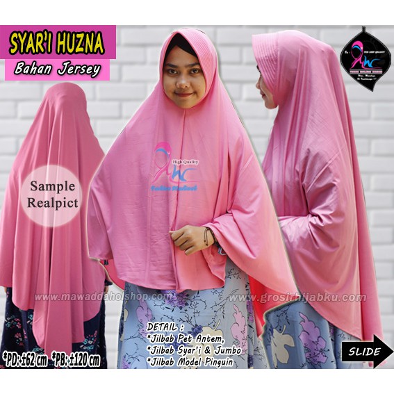 Jilbab Pinguin Jersey