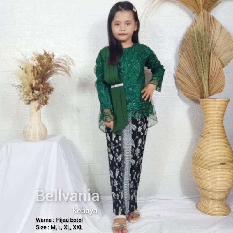 Set Kebaya Aurora Anak Terbaru / Setelan Anak Perempuan / Kebaya anak Model Terbaru