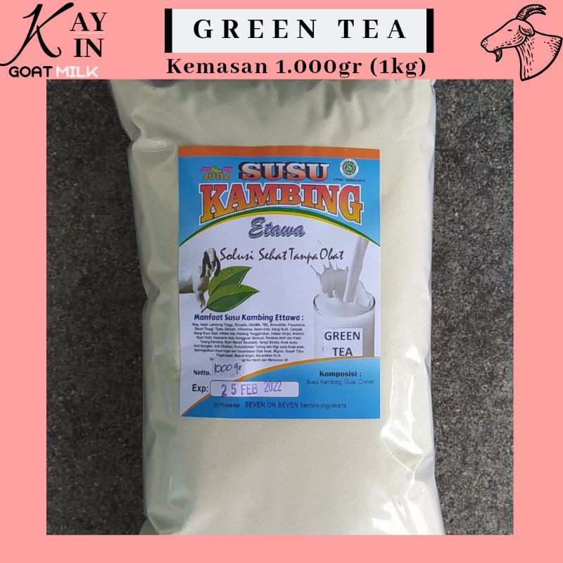 

SUSU KAMBING ETAWA 1.000gr (1kg) RASA GREEN TEA