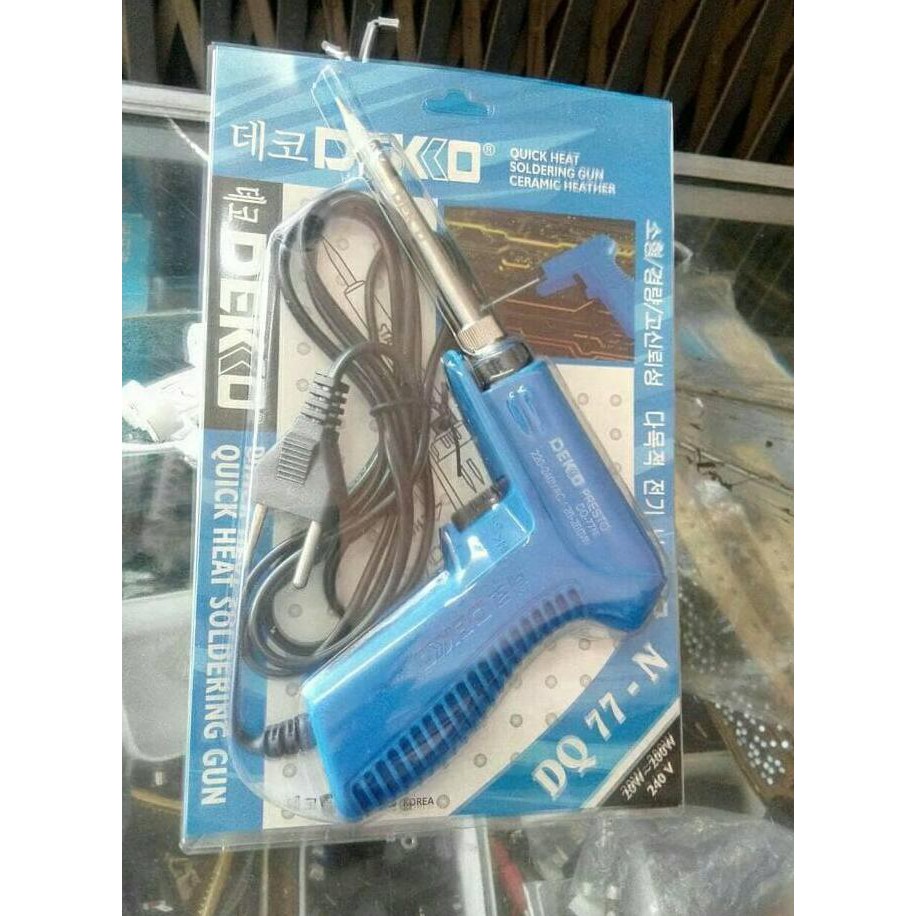 Solder Dekko DQ 77-N ( 20-200 Watt ) / solder deko original asli