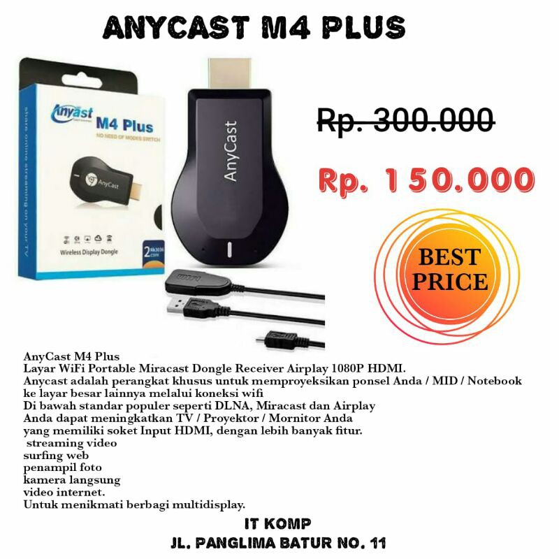 ANYCAST M4 PLUS