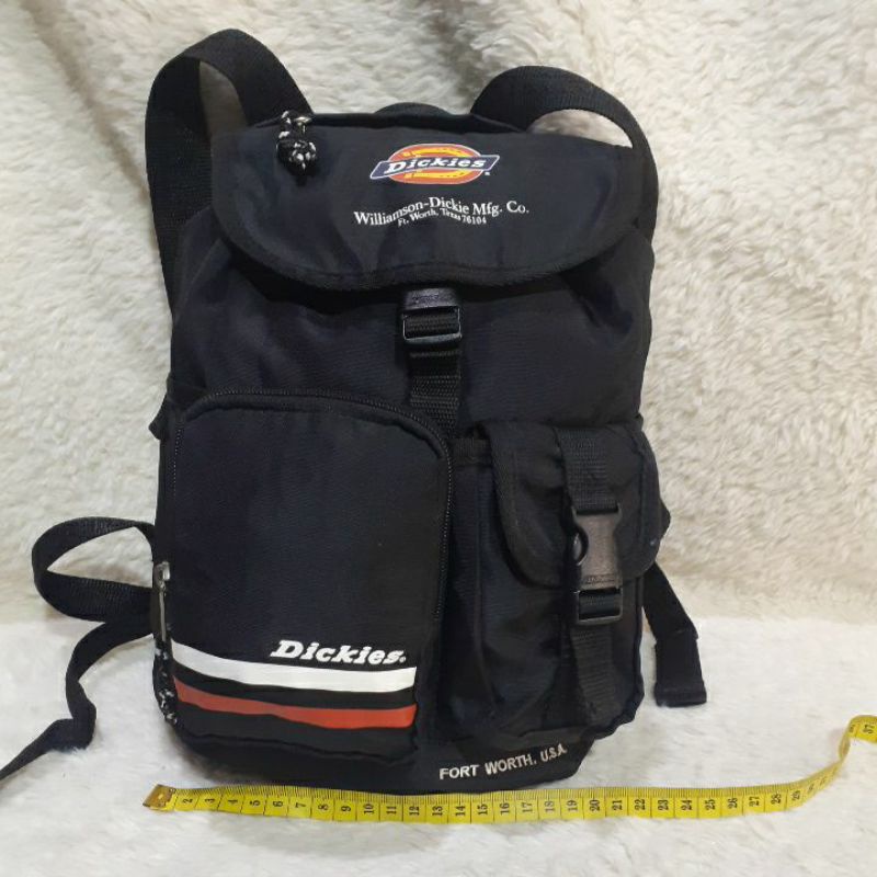 Tas Ransel Second / Preloved / DICKIES Serut  Daypack Mini Hitam / Bekas