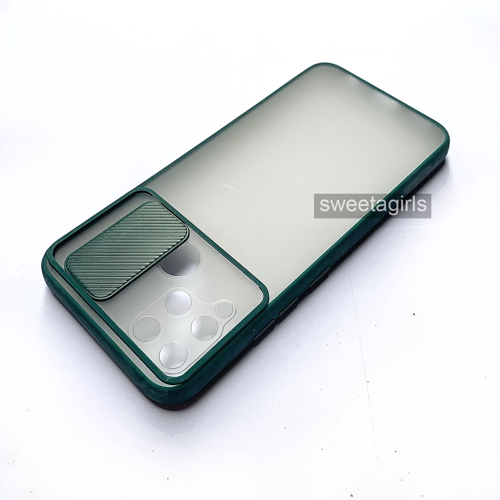 Aero Dove Slide Case Protection - Realme C15 ( bisa dipakai untuk Realme C25  ) - sweetacase.id - Camera Geser - Casing Model Kamera Bisa Buka Tutup - Casing Realme - Kesing - Case