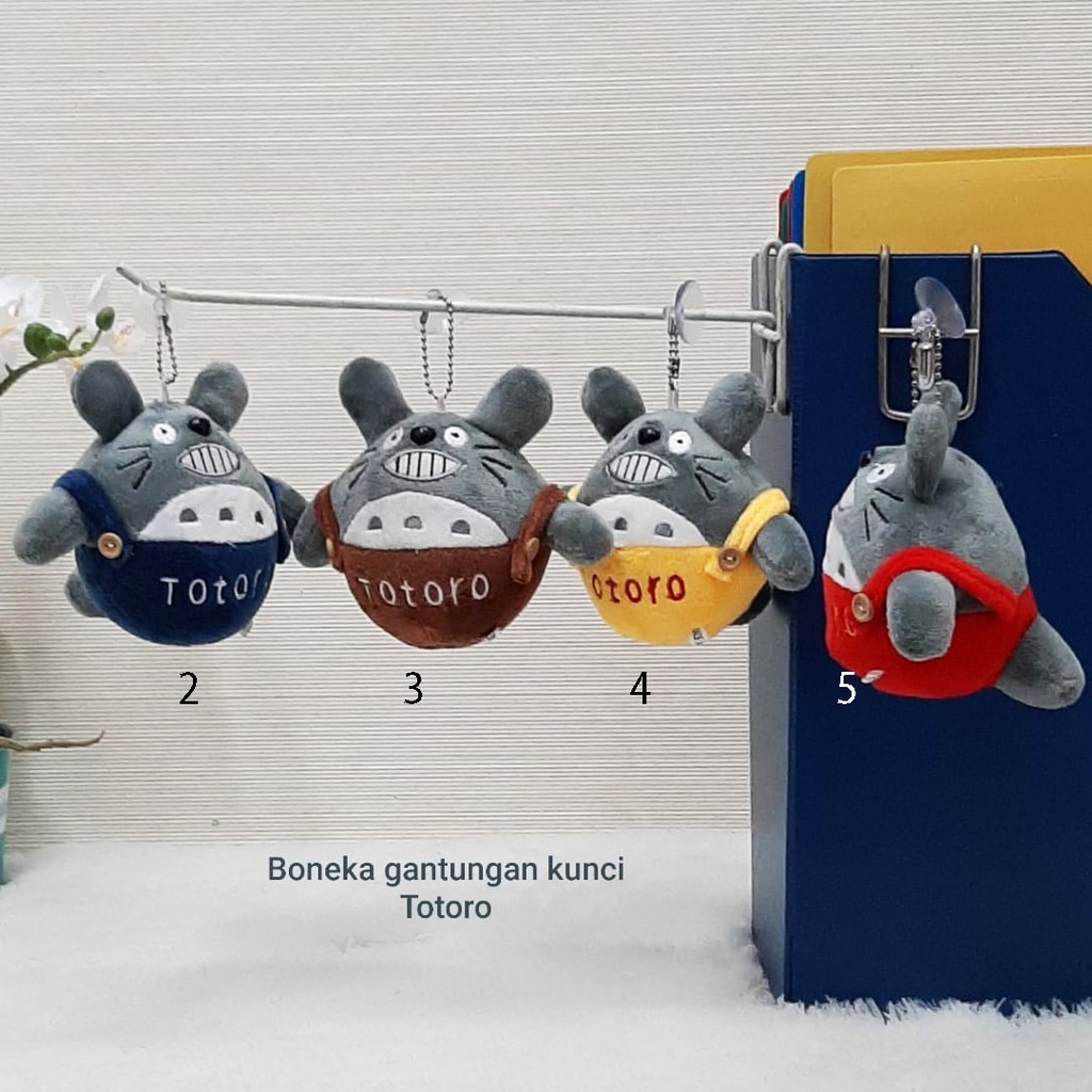 gantungan kunci keychain boneka monkey barney totoro paul frank florist bunga souvenir kado