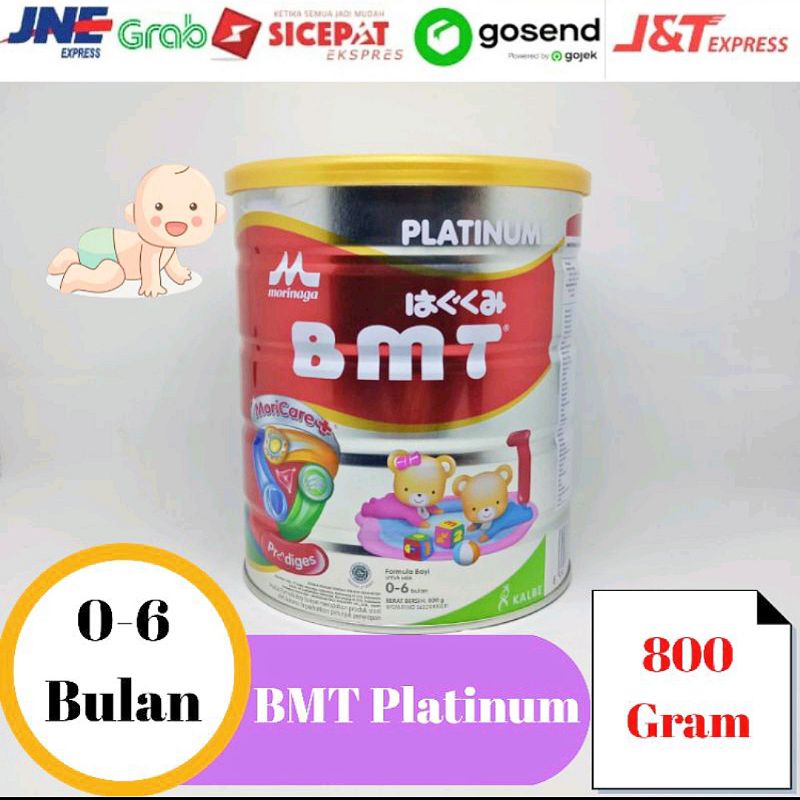 Susu Morinaga BMT Platinum 0-6 Bulan Bmt plat 800 gr