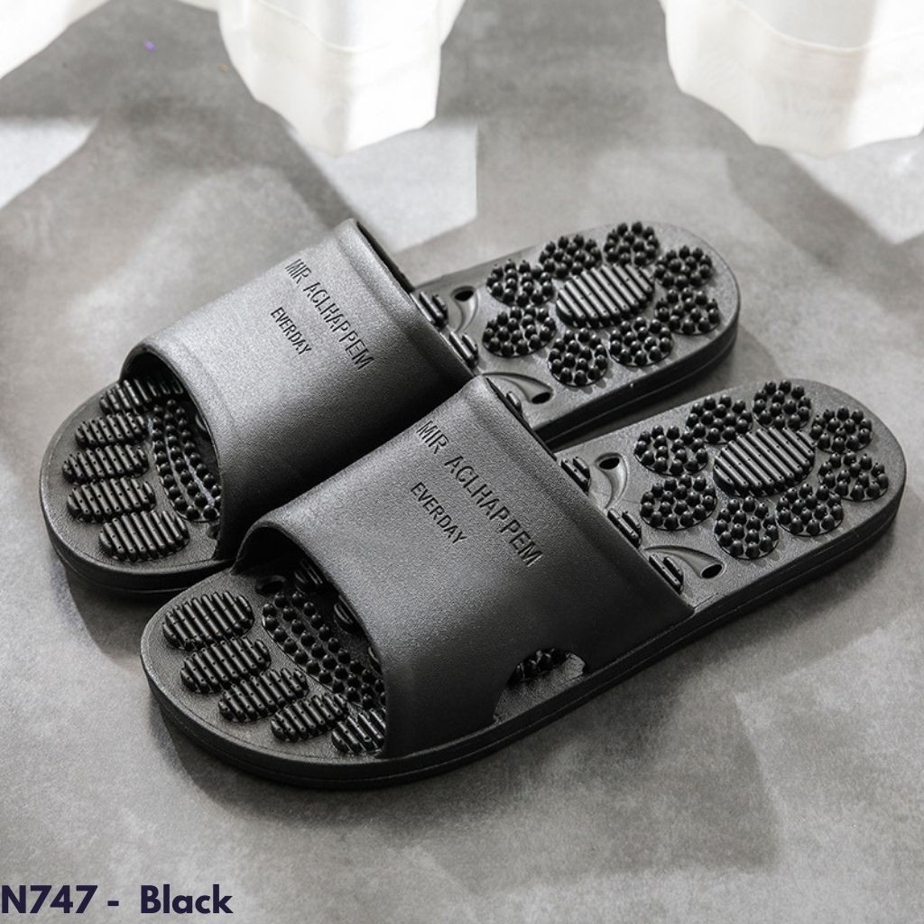 SANDAL MASSAGE TERAPI PRIA WANITA IMPORT BATAM NYAMAN ANTI SLIP N747