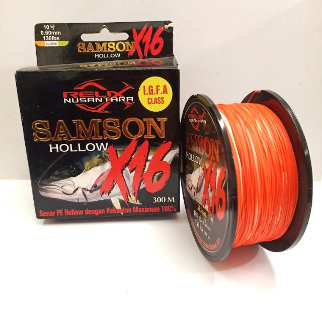 Senar Relix Nusantara Samson X16 300M PE 10