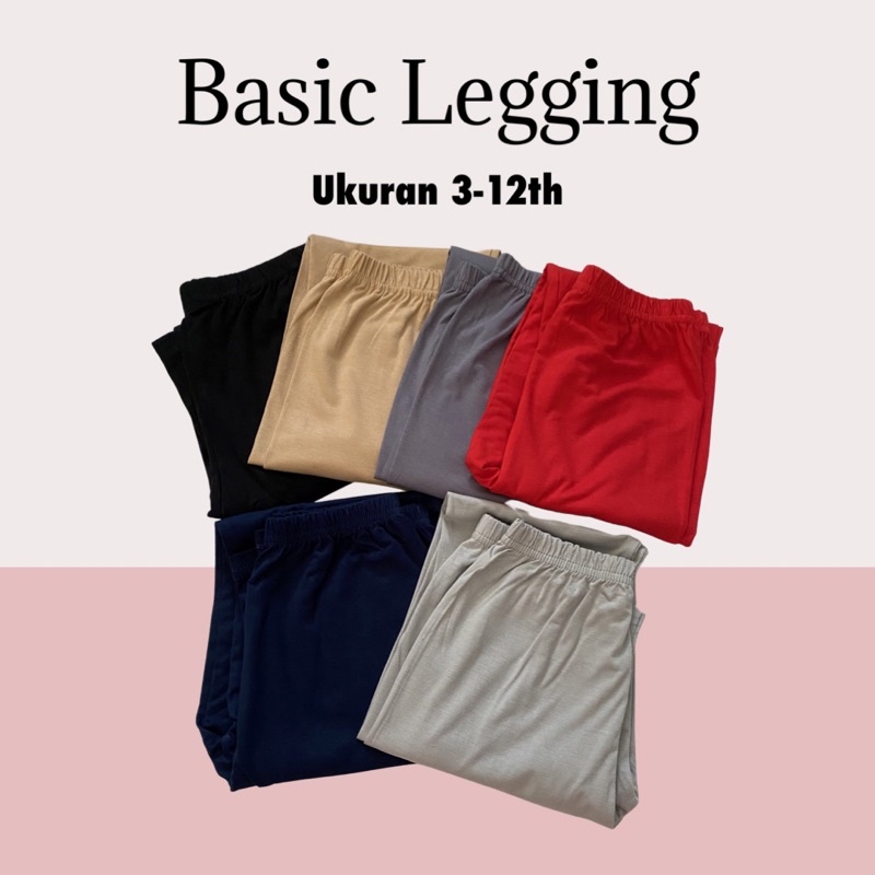 Legging Anak Basic Legging Anak Legging Remaja Legging Rayon