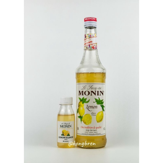 Sirup Monin Lemon Glasco Repack 100ml - Monin Syrup Lemon Glasco 100 ml