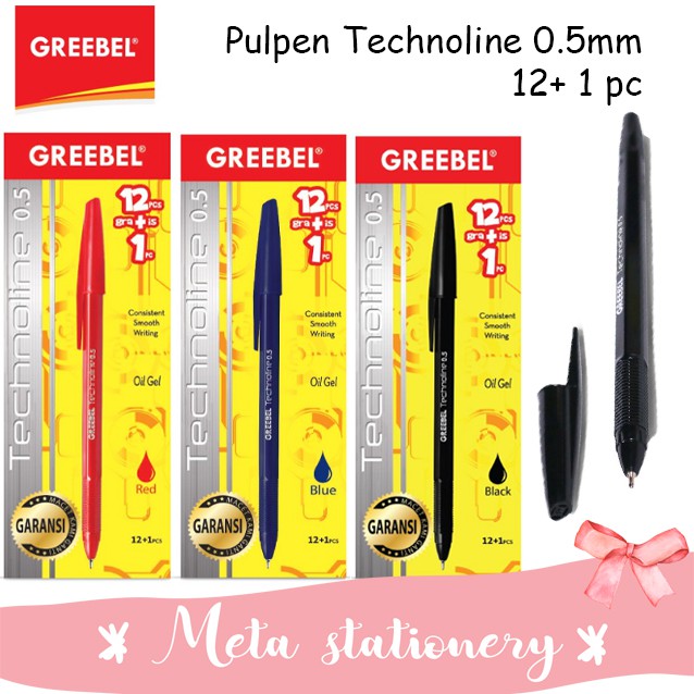 

Pulpen / Pen Technoline Greebel 0.5mm (13pc)