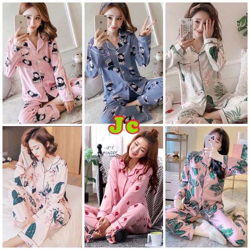 JC - Piyama Premium PP / Piyama wanita kekinian / Piyama wanita import murah