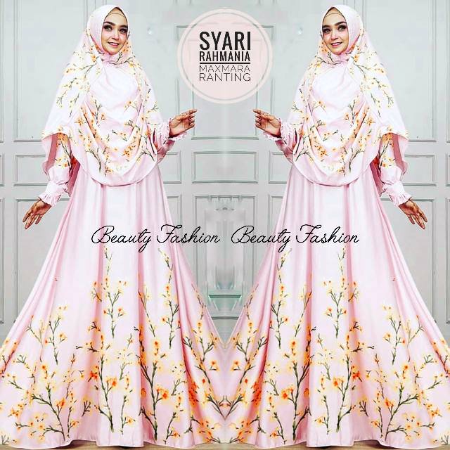 Gamis Syari Rahmania Maxmara set khimar