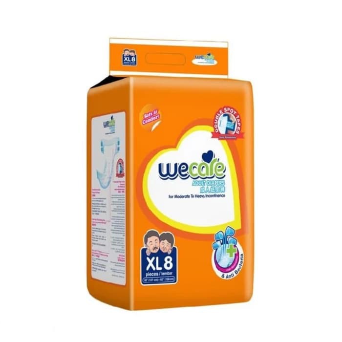 WeCare XL8 Popok Dewasa Diapers Adults Pampers We Care XL 8 DiaperS